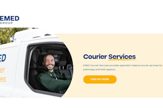 medical courier courier website medical website delivery logistics website