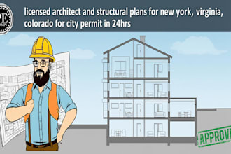 licensed architect and structural plans for new york, virginia, colorado