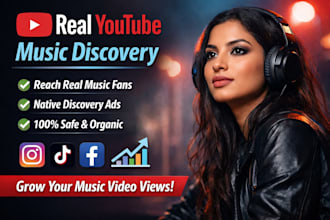 help artists get real audience discovery on youtube
