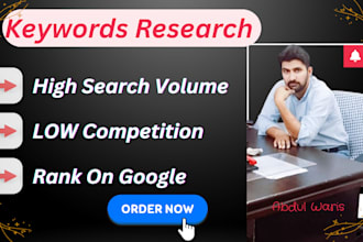 seo keywords research and competitor analysis