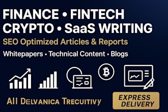 create high quality saas and technical content for fintech and crypto brands