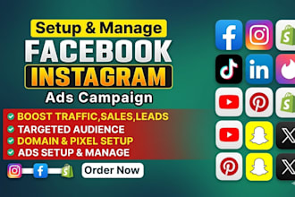 do facebook ads campaign, instagram ads campaign, meta ad campaign and marketing