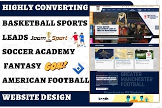 generate basketball sports leads soccer academy fantasy americn football website