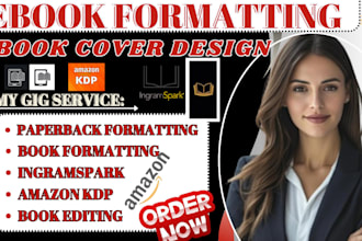 ebook book formatting book editing paperback formatting for ingramspark lulu kdp