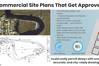 commercial site plan for permit