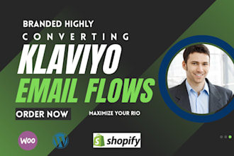 setup klaviyo and shopify integration and setup email omnisend flows