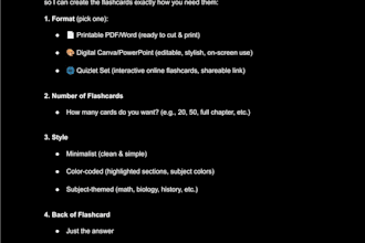 create simplified study notes, summaries, and flashcards for medical students