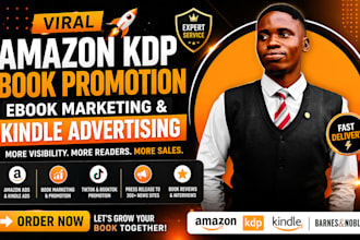 do viral amazon KDP book promotion, ebook marketing, and kindle book advertising
