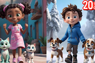 illustrate children story book illustration, children story book illustration