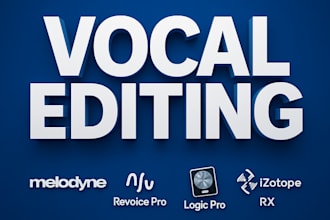 professionally edit your vocals with melodyne, revoice pro , logic pro x