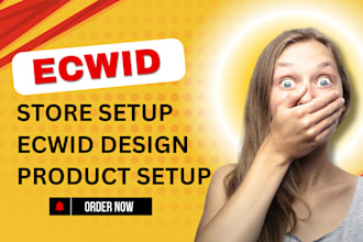 design and redesign ecwid website and promote ecwid store