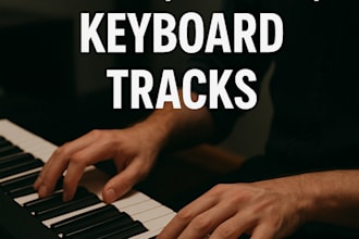 record professional piano, wurlitzer, rhodes, hammond and vintage keyboard track