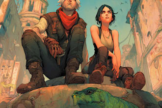 do comic cover arts for your stories
