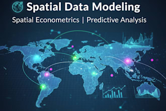 create a econometric model for spatial data