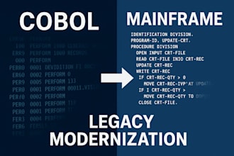 fix, maintain and optimize your cobol mainframe programs