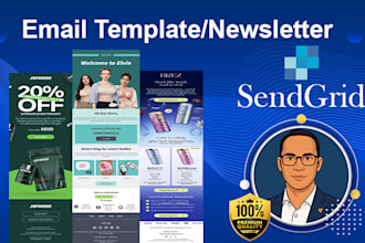 design email template, sendgrid email newsletter template