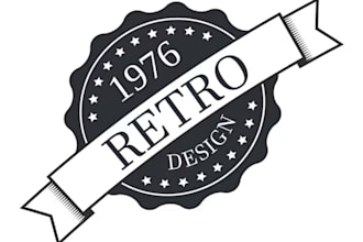 design a timeless retro vintage logo