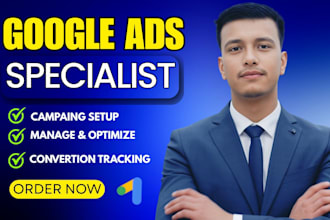 be your google ads ppc and sem specialist for adwords and pmax