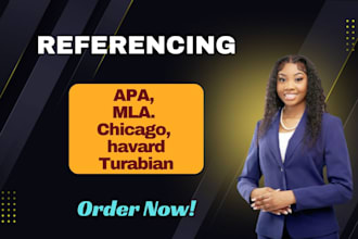 manually create references in apa, mla, chicago, harvard, turabian for thesis
