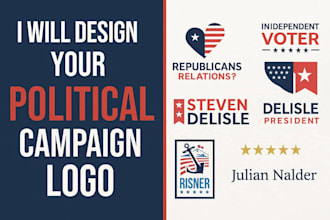 design a political logo, campaign flyer and election design in 24 hours