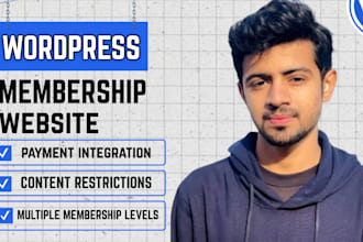 create a wordpress membership website, tutor lms