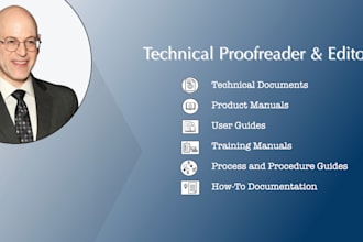 professionally proofread and edit your technical documents