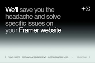 framer fixes, template customization and bug fixes