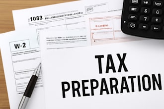 prepare  efile USA individual or business tax return for 1040, 1065