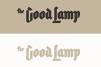 do old english, calligraphic font, wordmark, typography logo
