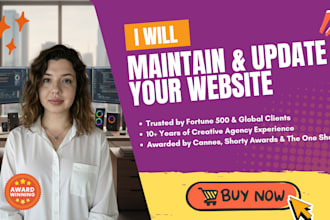 maintain and update your website monthly