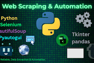 do webscraping and automation in python