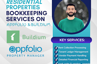 residential properties bookkeeping services on appfolio buildium