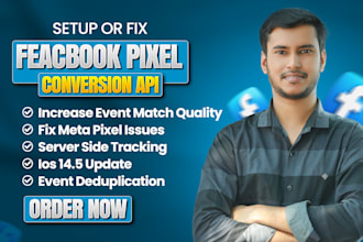 setup or fix meta pixel, facebook capi via GTM