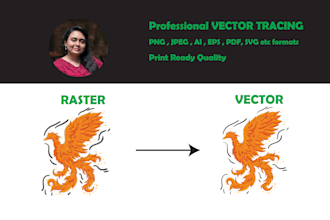 replicate, remake, enhance,redesign ,upgrade logo or art into vector