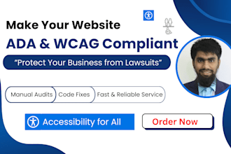 make your website ada compliant and wcag accessible