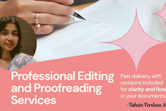 proofread and edit your document for grammar and clarity