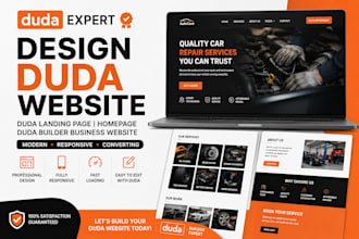 design duda website duda landing page homepage duda builder business website