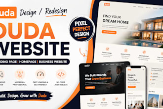 design redesign duda website duda landing page homepage business website