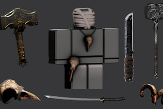 design custom roblox ugc accessories roblox model game assets roblox clothing