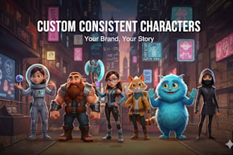 create custom consistent character with ai