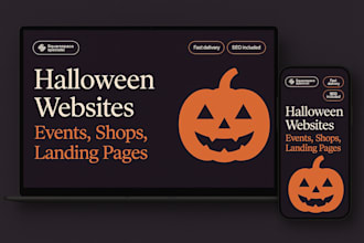 design a spooky squarespace halloween website that converts