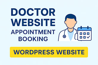 build a functional doctor appointment wordpress website