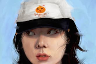 draw a stylized portrait for you