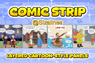 create awesome cartoon comic strips