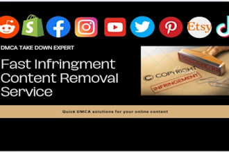remove copyright infringement using dmca takedown