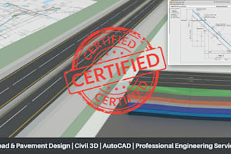 create pavement design road geometry railway design using civil 3d and autocad