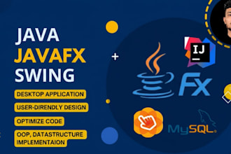 develop a professional java, javafx desktop application