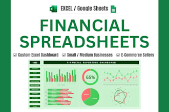 create a custom financial model and budget spreadsheet
