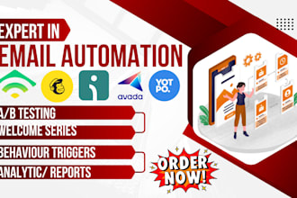 setup email automation in klaviyo mailchimp yotpo ominisend avada seguno sendvio