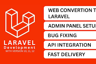 develop and debug laravel web applications professionally